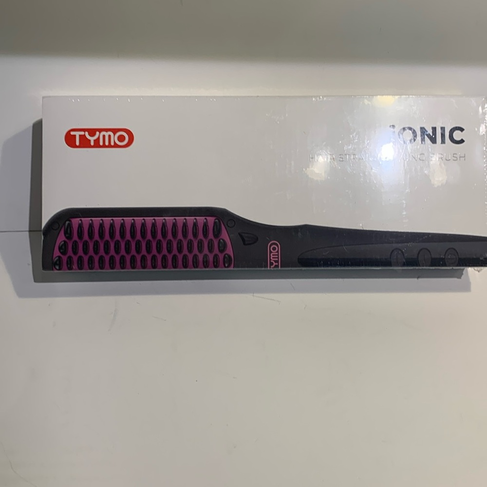 Tymo Pink Ionic Hair Straightening Brush - Women Hair Styling